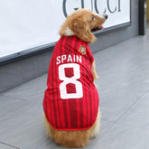 NEATMOA World Cup Dog Jersey – Lightweight Summer Shirt for Small, Medium, and Large Dogs like Golden Retriever, Teddy, Bichon, Husky, Samoyed, and Corgi